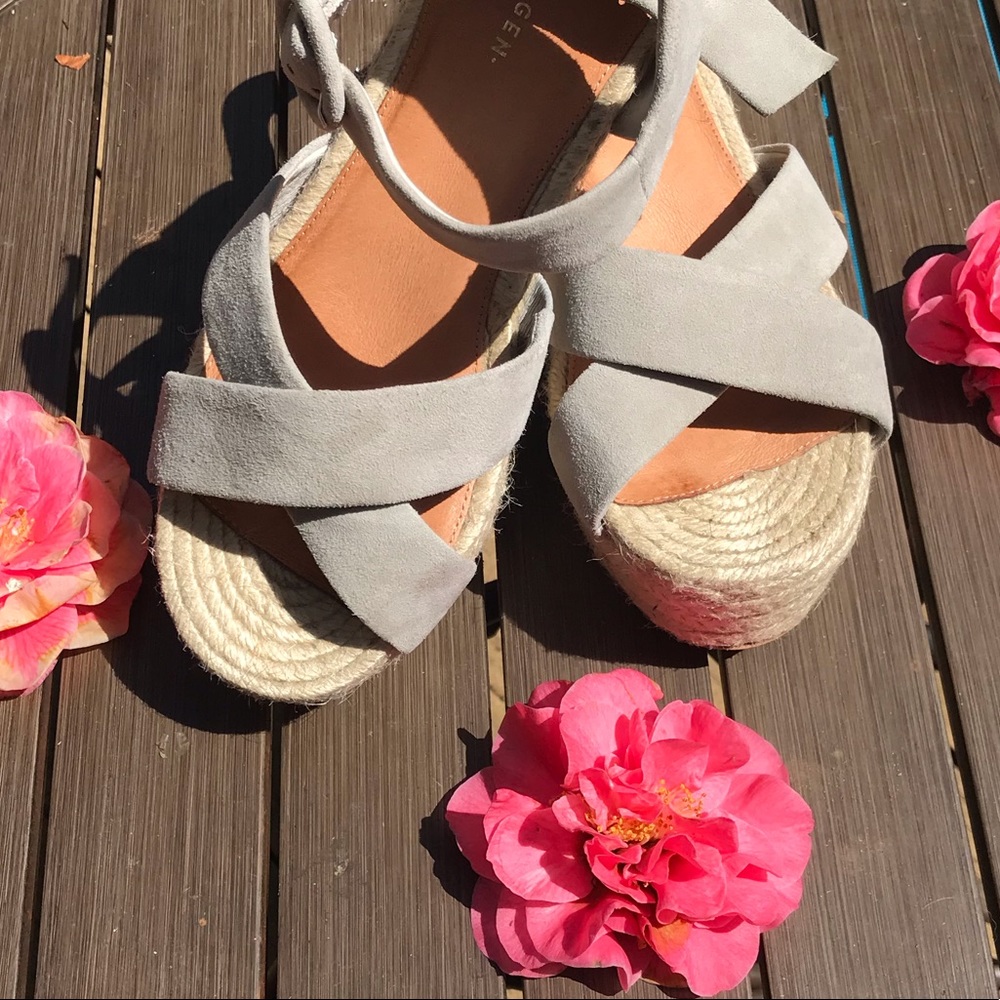 Halogen grey platform espadrilles - Picture 4 of 7